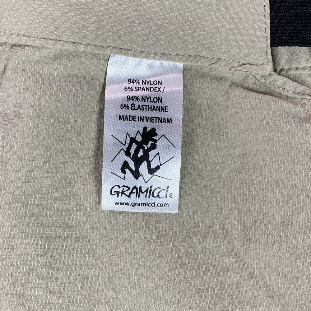 Gramicci Live Free Shorts Mens 38 Beige Nylon Hiking Gorpcore Outdoor Utility - Picture 7 of 16